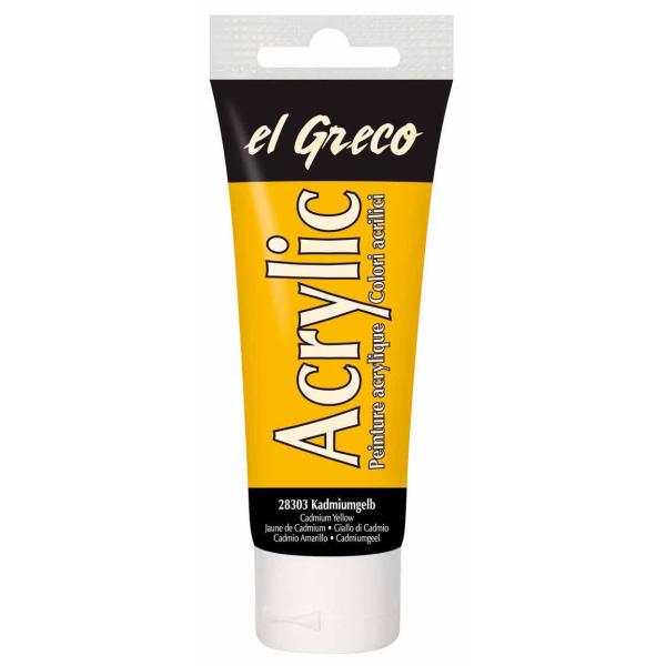 Kreul acrylfarben 75ml 28303 kadmiumgelb - Kreul-28303-4000798283032