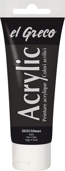Kreul acrylfarben 75ml 28324 schwarz - Kreul-28324-4000798283247