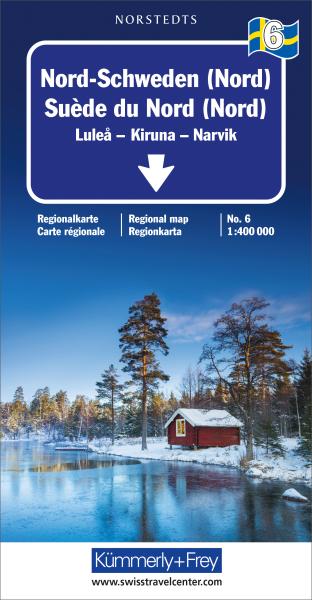 KÜmmerly+frey strassenkarte 3-259-01813- nord-schweden (nord) 1:400 000 - Kuemmerlyfrey-3-259-01813--9783259012666