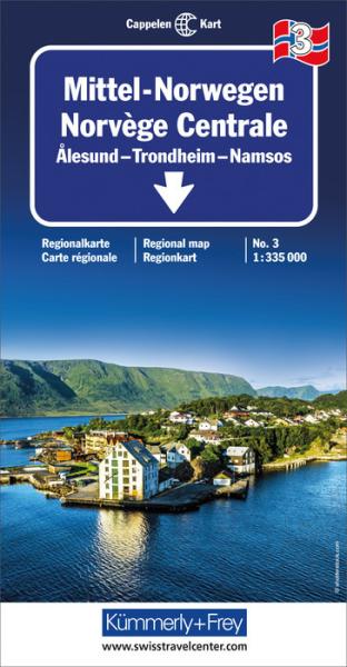 KÜmmerly+frey strassenkarte 325901033 norwegen 3 1:335'000 - Kuemmerlyfrey-325901033-9783259010334