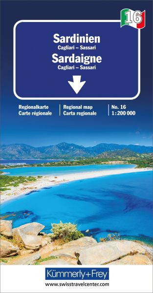 KÜmmerly+frey strassenkarte 325901486 sardinien 1:200'000 - Kuemmerlyfrey-325901486-9783259014868
