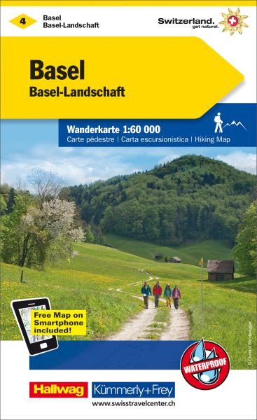 KÜmmerly+frey wanderkarte 325902204 basel-basel-l 1:60'000 - Kuemmerlyfrey-325902204-9783259022047