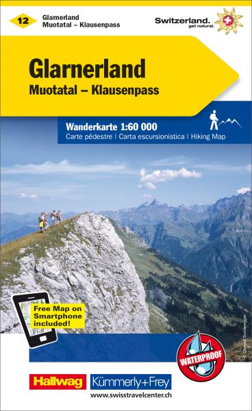 KÜmmerly+frey wanderkarte 325902212 glarnerland 1:60'000 - Kuemmerlyfrey-325902212-9783259022122