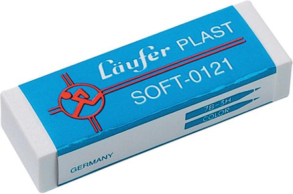 LÄufer radierer plast soft 01210 65x21x12mm - Laeufer-01210-4006677001216