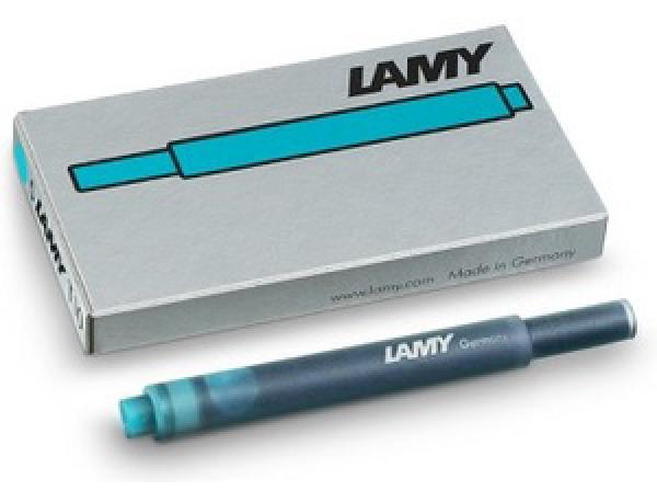 Lamy tintenpatrone t 10 1202741 türkis 5 stück - Lamy-1202741-4014519027416