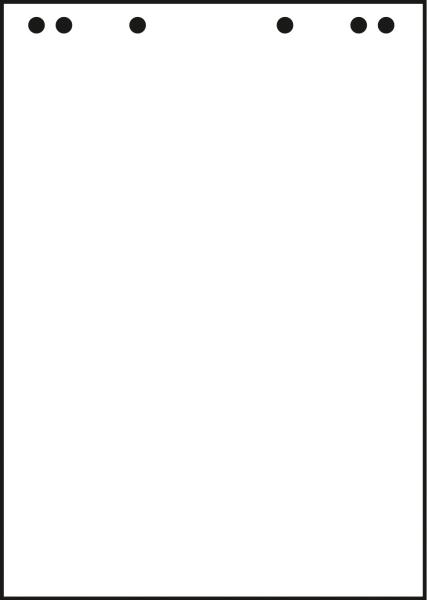 Landre flipchart-block 68x99cm 10050588 80g,blanko recycl. 5x20 blatt - Landre-10050588-4006144604124