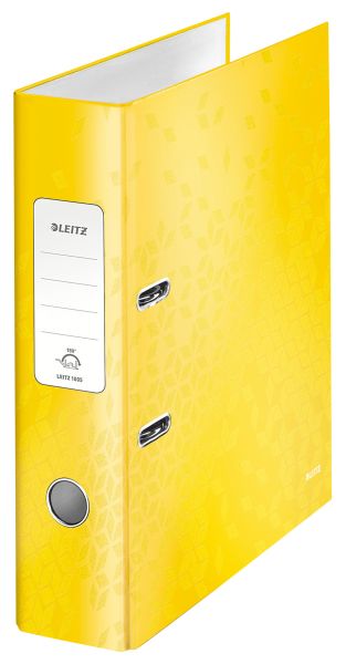Leitz ordner wow 180° 8cm 1005-00-16 gelb a4 - Leitz-1005-00-16-4002432120406