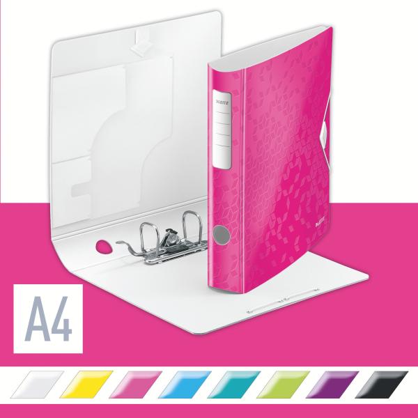 Leitz ordner wow active 180° 6.5cm 11070023 pink a4 - Leitz-11070023-4002432105328-03.jpg