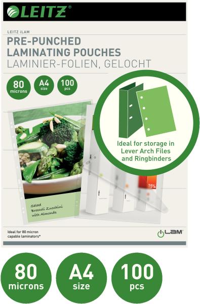 Leitz laminiertasche a4 16918 glanz, 80my 100 stk - Leitz-16918-5411313169189-02.jpg