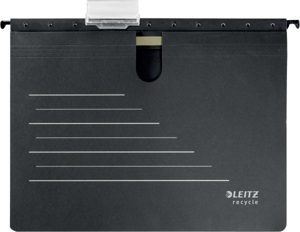 Leitz hängehefter recycle a4 1920-00-95 schwarz, karton - Leitz-1920-00-95-4002432127054