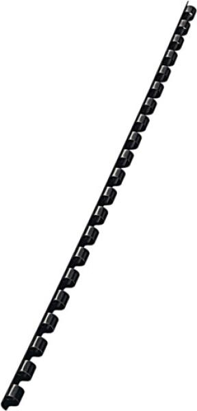 Leitz plastikbinderücken 6mm a4 35040 schwarz, 21 ringe 100 stück - Leitz-35040-5411313350402