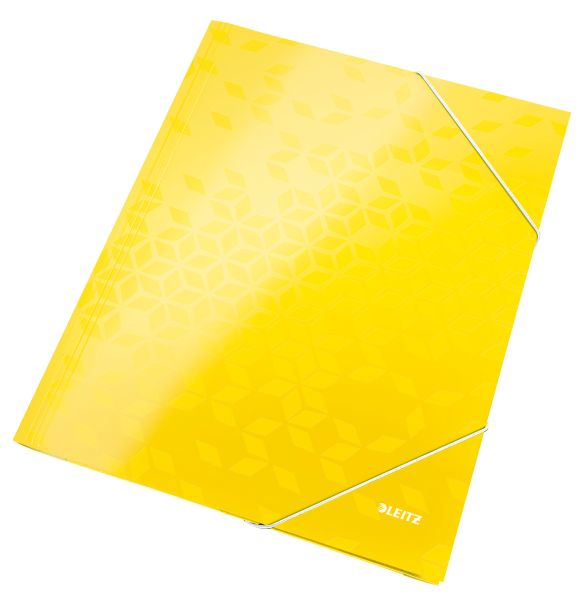 Leitz gummibandmappe wow a4 3982-00-16 gelb - Leitz-3982-00-16-4002432120635