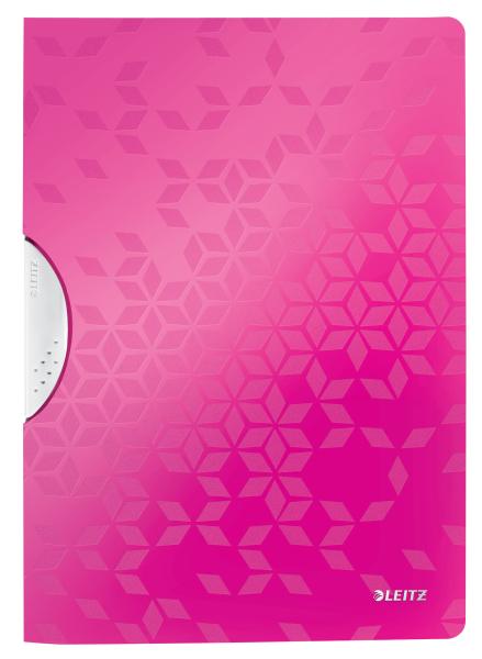 Leitz klemmhefter wow colorclip a4 41850023 pink 30 blatt - Leitz-41850023-4002432106486