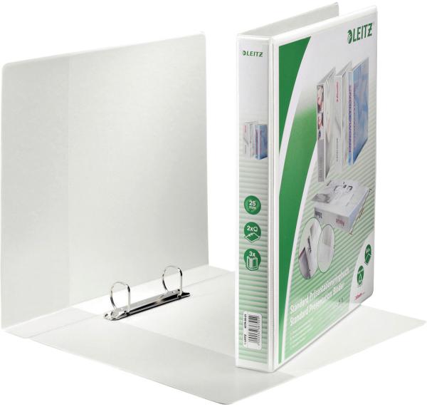 Leitz präsentationsringbuch a4 42790001 weiss 2r 43mm - Leitz-42790001-4002432367054