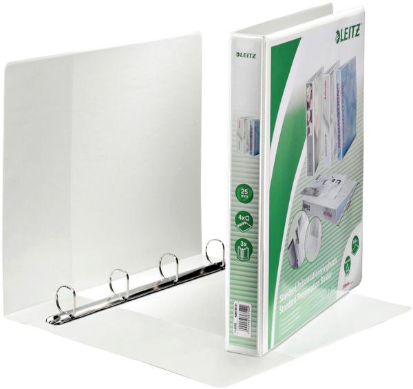 Leitz präsentationsringbuch a4 42840001 weiss 4r 43mm - Leitz-42840001-4002432367122