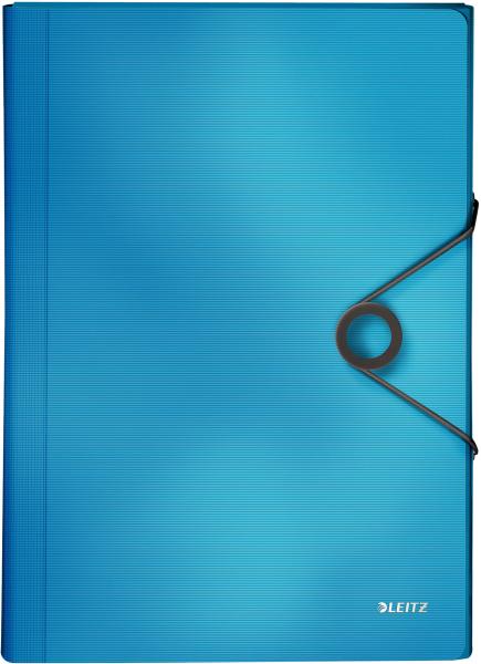 Leitz projektmappe solid pp a4 45791030 hellblau 6 fächer - Leitz-45791030-4002432115013