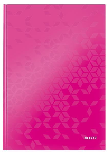 Leitz notizbuch wow a4 46261023 kariert, 90g pink - Leitz-46261023-4002432399536