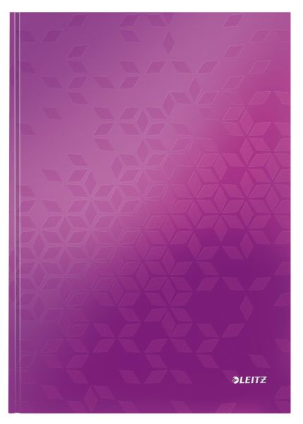 Leitz notizbuch wow a4 46261062 kariert, 90g violett - Leitz-46261062-4002432103355