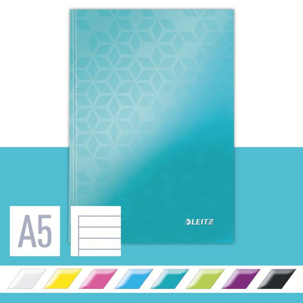 Leitz notizbuch wow a5 46271051 liniert, 90g eisblau - Leitz-46271051-4002432103362-03.jpg