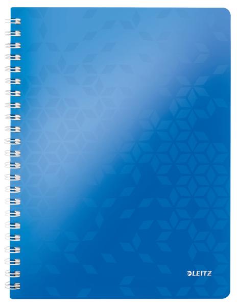 Leitz spiralbuch wow pp a4 46370036 blau 80 blatt - Leitz-46370036-4002432107612