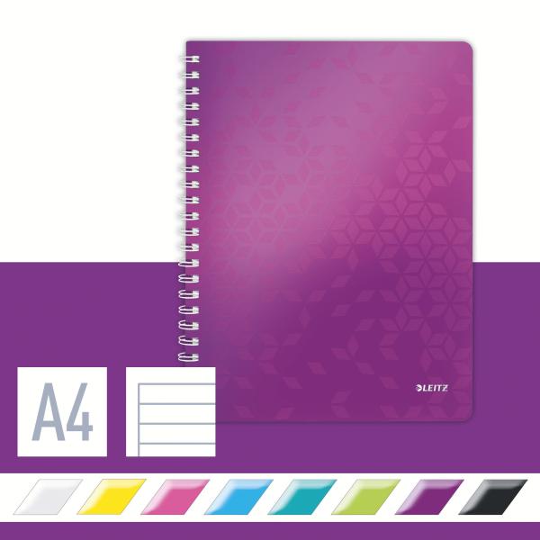 Leitz spiralbuch wow pp a4 46370062 violett 80 blatt - Leitz-46370062-4002432107643-04.jpg