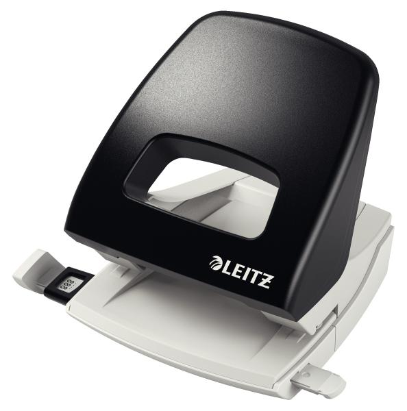 Leitz bürolocher newnexxt 2.5mm 50050095 schwarz 25 blatt - Leitz-50050095-4002432354535