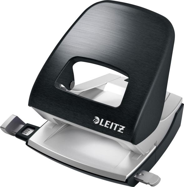 Leitz bürolocher newnexxt metall 50060094 satin schwarz 30 blatt - Leitz-50060094-4002432107377