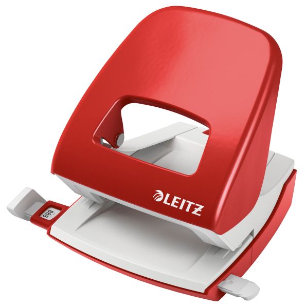 Leitz bürolocher newnexxt 5.5mm 50080025 rot f. 30 blatt - Leitz-50080025-4002432310302