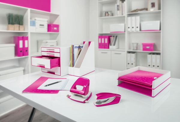 LEITZ Bürolocher NewNeXXt 50081023 pink für 30 Blatt