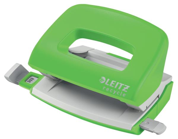 Leitz locher nexxt recycle 5010-00-55 grün, c02 neutral 10 blatt - Leitz-5010-00-55-4002432135325