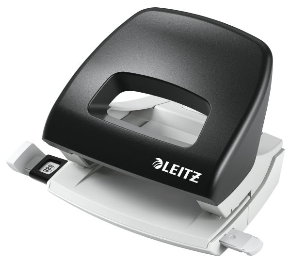 Leitz bürolocher newnexxt 1.6mm 50380095 schwarz f. 16 blatt - Leitz-50380095-4002432310609