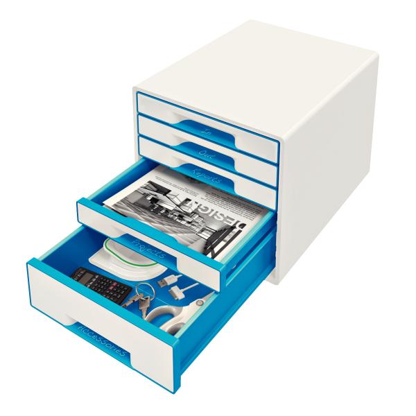Leitz schubladenbox wow cube a4 52142036 weiss/blau, 5 schubladen - Leitz-52142036-4002432115426-02.jpg