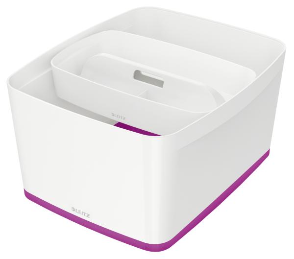 Leitz mybox gross, mit deckel 18lt 5216-10-62 weiss/violett - Leitz-5216-10-62-4002432121649-05.jpg