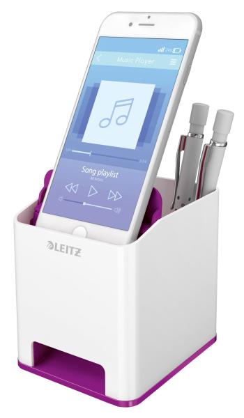 Leitz sound stifteköcher wow 5363-10-62 weiss/violett - Leitz-5363-10-62-4002432122103-02.jpg