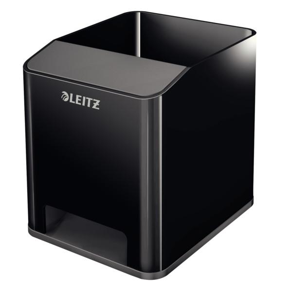 Leitz sound stifteköcher duo color 53630095 schwarz - Leitz-53630095-4002432117482