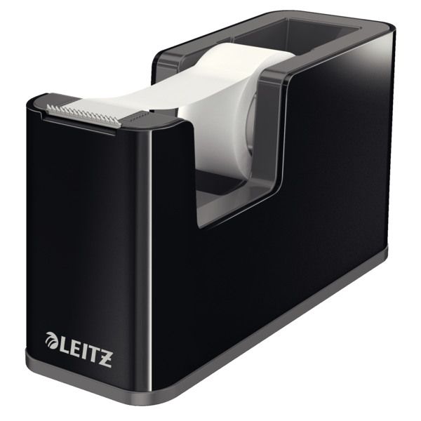 Leitz klebebandabroller duo color 53640095 schwarz 19mmx33m - Leitz-53640095-4002432117499