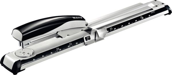 Leitz langarm-heftgerät nexxt 5560 55600095 schwarz/weiss 40 blatt - Leitz-55600095-4002432324729