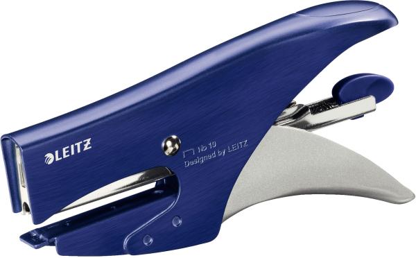 Leitz heftzange no. 10 style 55640069 titan blau 15 blatt - Leitz-55640069-4002432107513