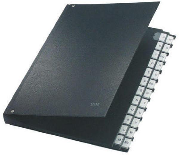 Leitz pultordner a-z 59240095 schwarz 24 fächer - Leitz-59240095-4002432311750