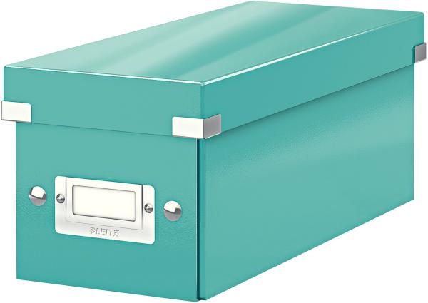 Leitz click&store wow cd-ablagebox 60410051 eisblau 143x136x352mm - Leitz-60410051-4002432103690