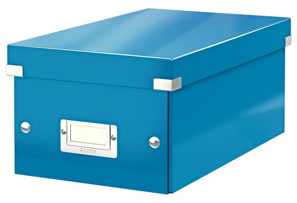 Leitz click&store wow dvd-ablagebox 60420036 blau 206x147x352mm - Leitz-60420036-4002432103720