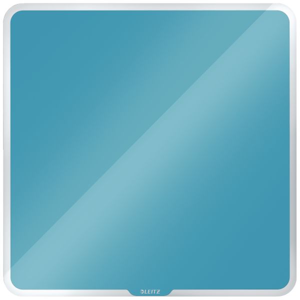 Leitz glass whiteboard cosy 7044-00-61 blau 50x50x4cm - Leitz-7044-00-61-4002432126125