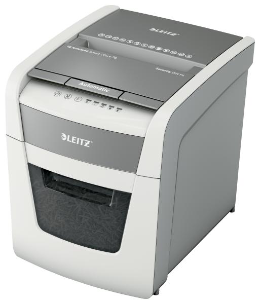 Leitz aktenvernichter iq af 80352000 small office 50, p-4, 20lt - Leitz-80352000-4002432130047
