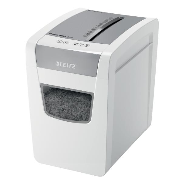 Leitz aktenvernichter iq slim office 8098-00-00 p4 12 blatt sehr leise - Leitz-8098-00-00-4002432130078