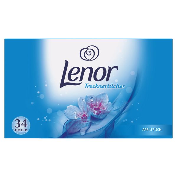 Lenor trocknertücher 970314 aprilfrisch 34 tücher - Lenor-970314-8001090747723