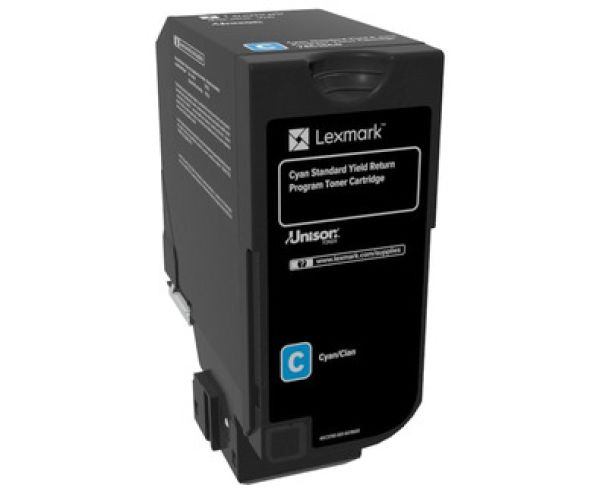 Lexmark toner-modul return cyan 74c2sco cs720/725/cx725 7000 seiten - Lexmark-74c2sco-0734646614351