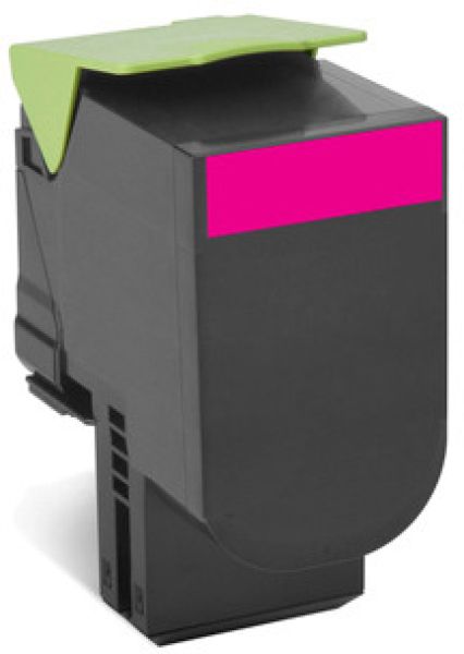 Lexmark toner-modul return hy magenta 80c2hm0 cx410/510 3000 seiten - Lexmark-80c2hm0-0734646477895