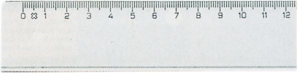 Linex zeichenlineal 30cm a1530m transparent - Linex-a1530m-5701221101372