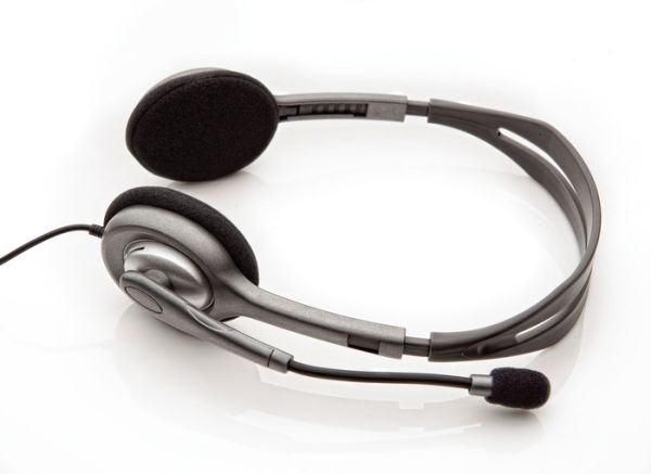 Logitech headset h110 981-000271 stereo headset - Logitech-981-000271-5099206022423