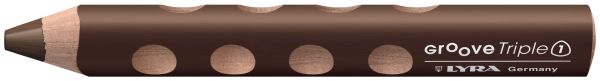 Lyra farbstift groove triple 1 l3830076 van dyck brown - Lyra-l3830076-4084900308424